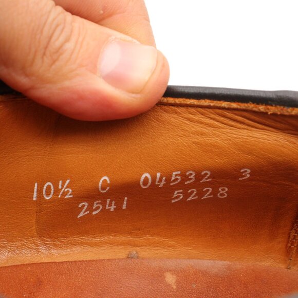 Allen Edmonds Hillsboro Men's 10.5 C Brown Leather Monk Strap Cap Toe Loafers - Picture 3 of 13